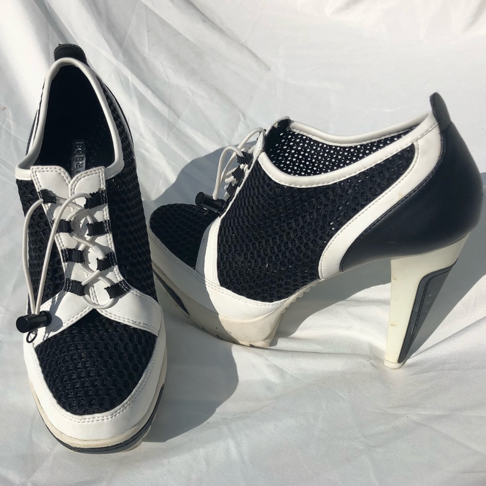 BCBG Sneaker High Heels - Size 6
